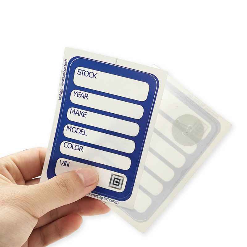 RFID vehicle windshield tag